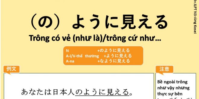 Tổng hợp cách dùng ように trong tiếng Nhật